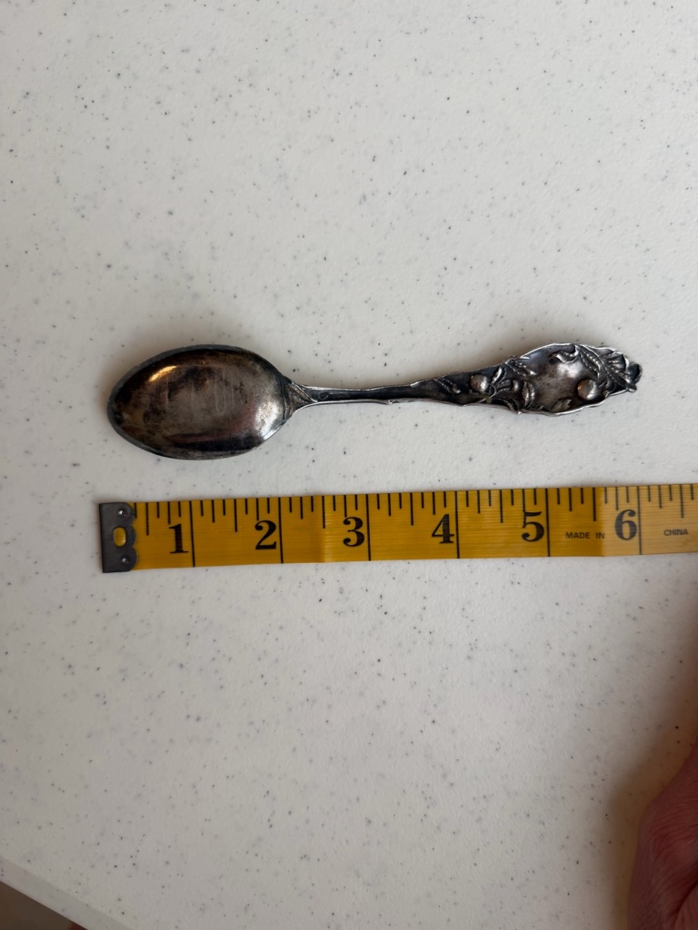 Vintage Sterling Silver San Gabriel Mission Spoon Los Angeles CA Souvenir .925 - Picture 8 of 11
